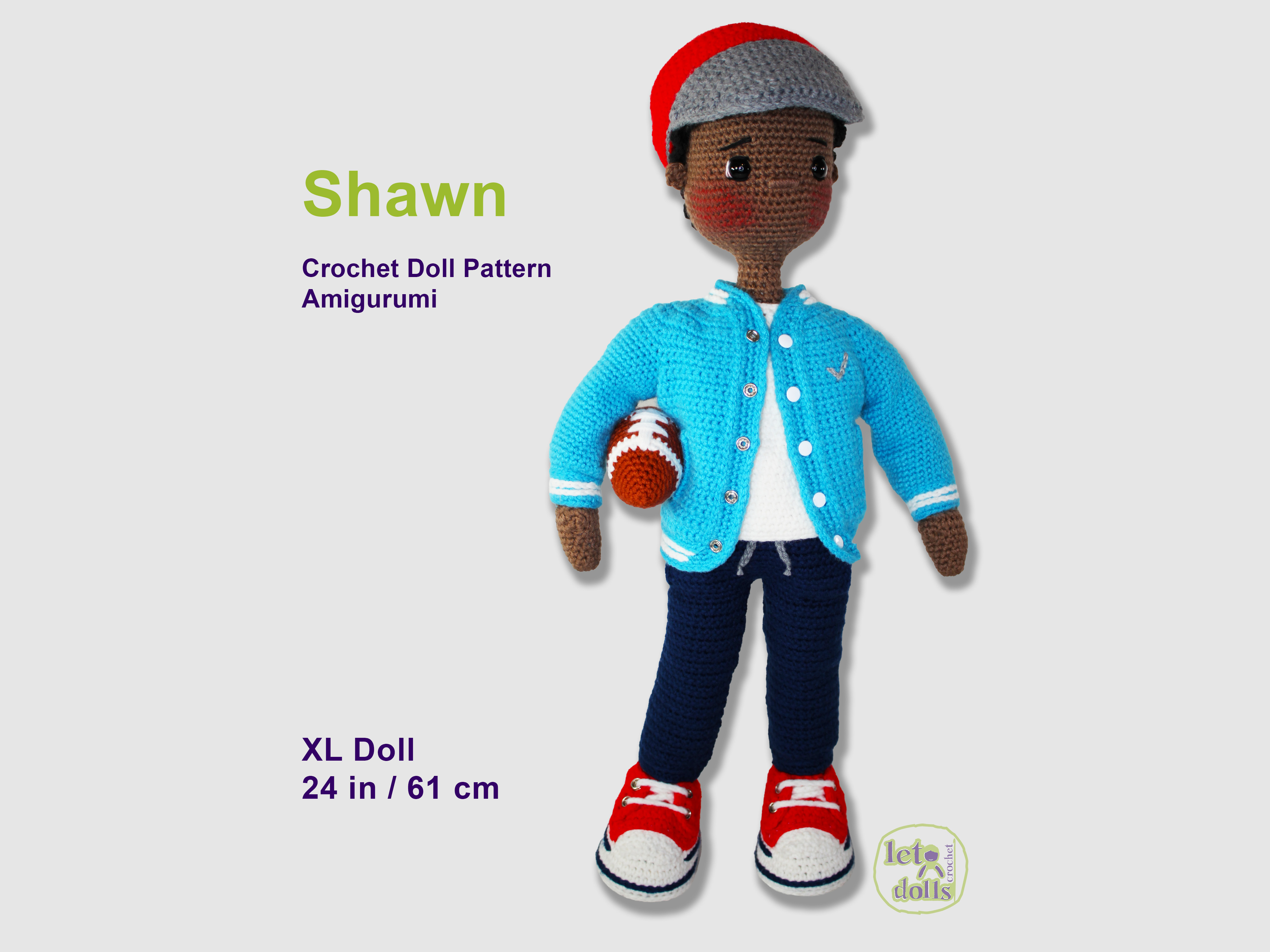 Shawn Extra Large Crochet Doll