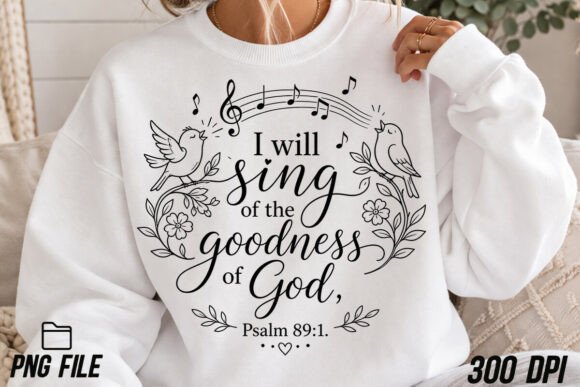 Singing Birds Psalm 89:1 PNG