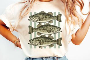 Vintage Bass Fishing Design Graphic by SoftInk Studio · Creative Fabrica