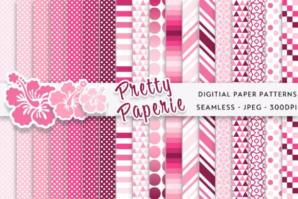 18 Digital Paper Backgrounds Graphic Backgrounds By Pretty Paperie
