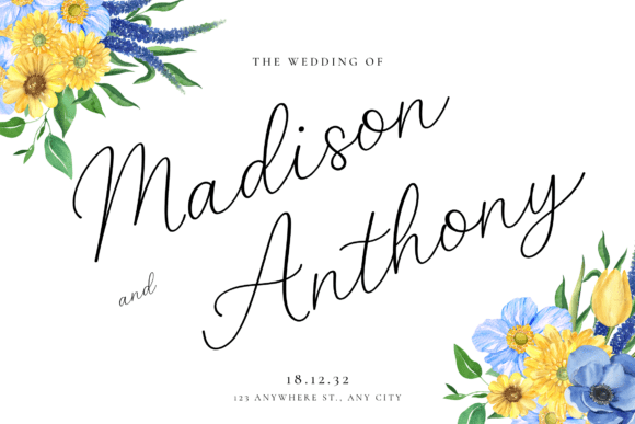 Amour Glance Font - Preview 1
