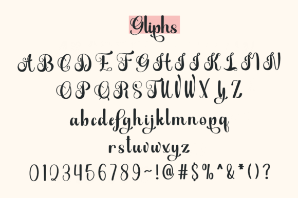 Apollo Calligraphy Font - Preview 2