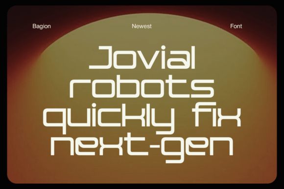 Bagion Font - Preview 6