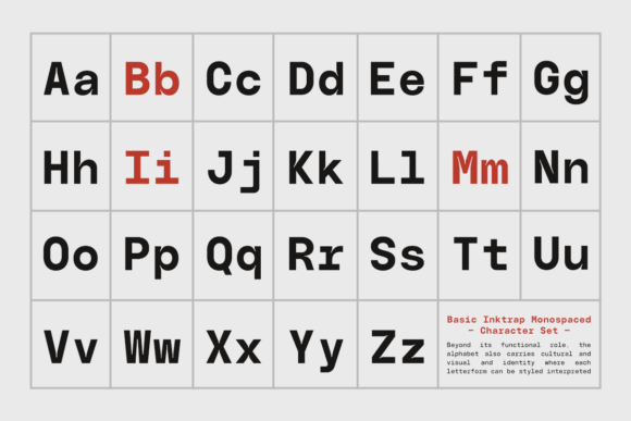 Basic Inktrap Font - Preview 1