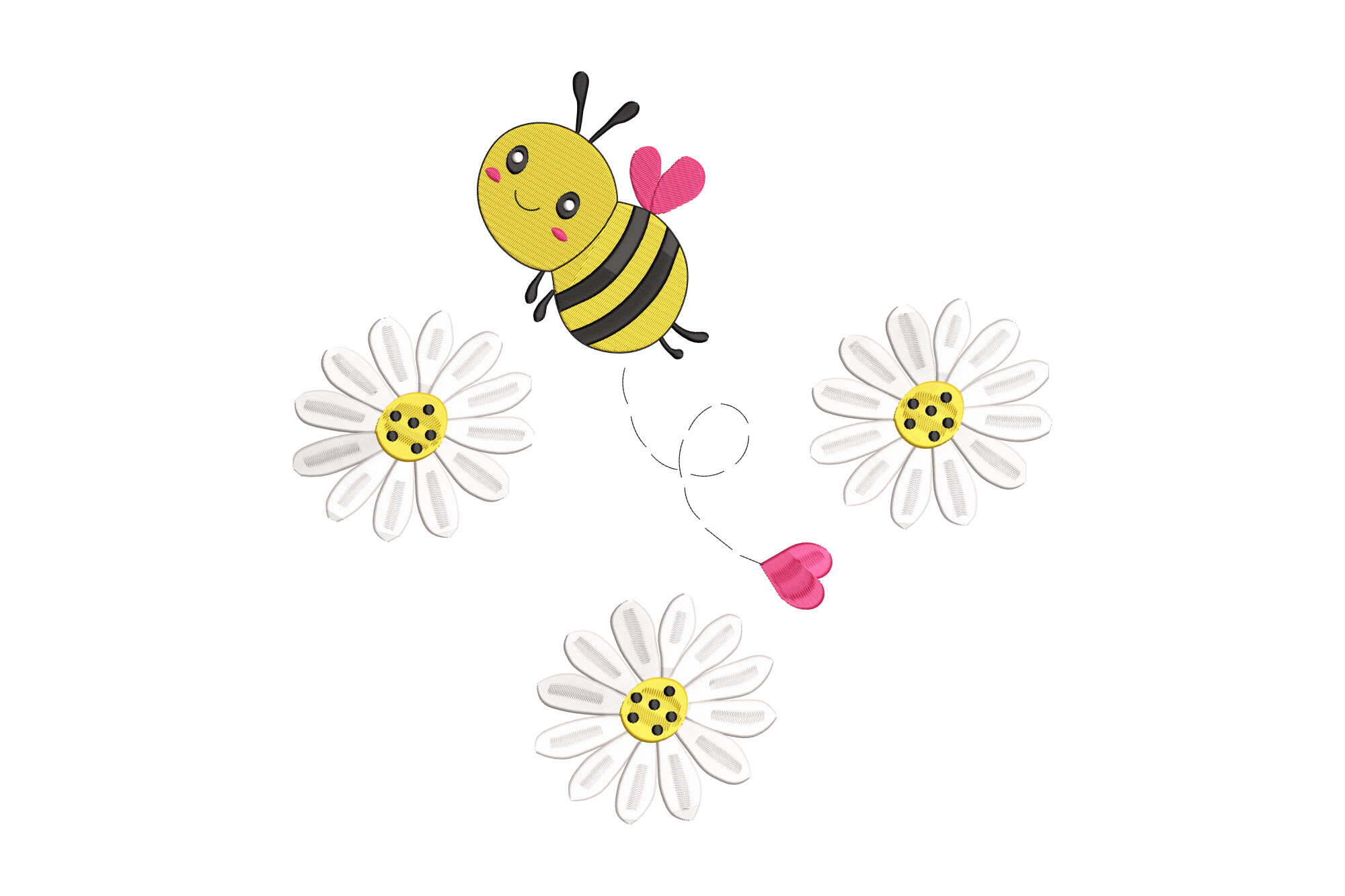 Bee and Daisies
