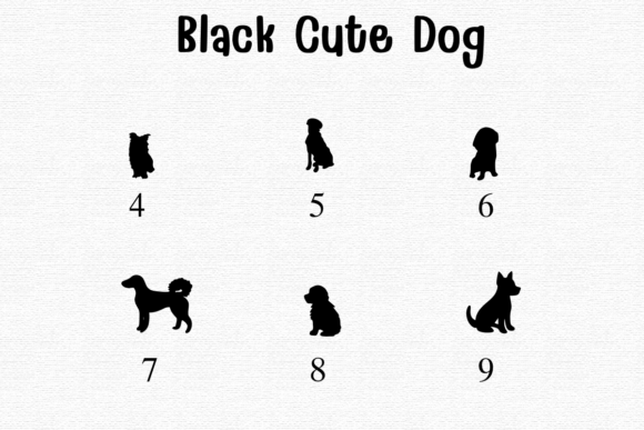 Black Cute Dog Font - Preview 3