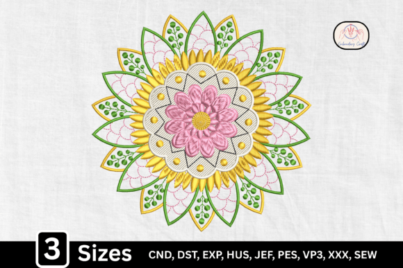 Boho Decorative Flower Mandala