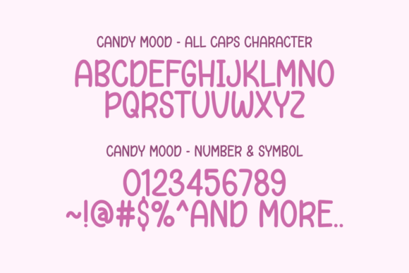 Candy Mood Font - Preview 1