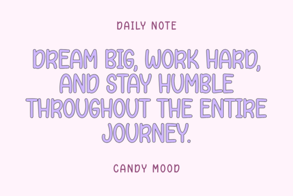 Candy Mood Font - Preview 2
