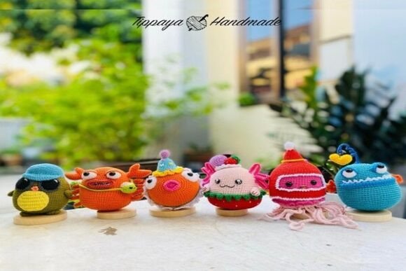 Crochet Patterns : Mini Animals Series 2