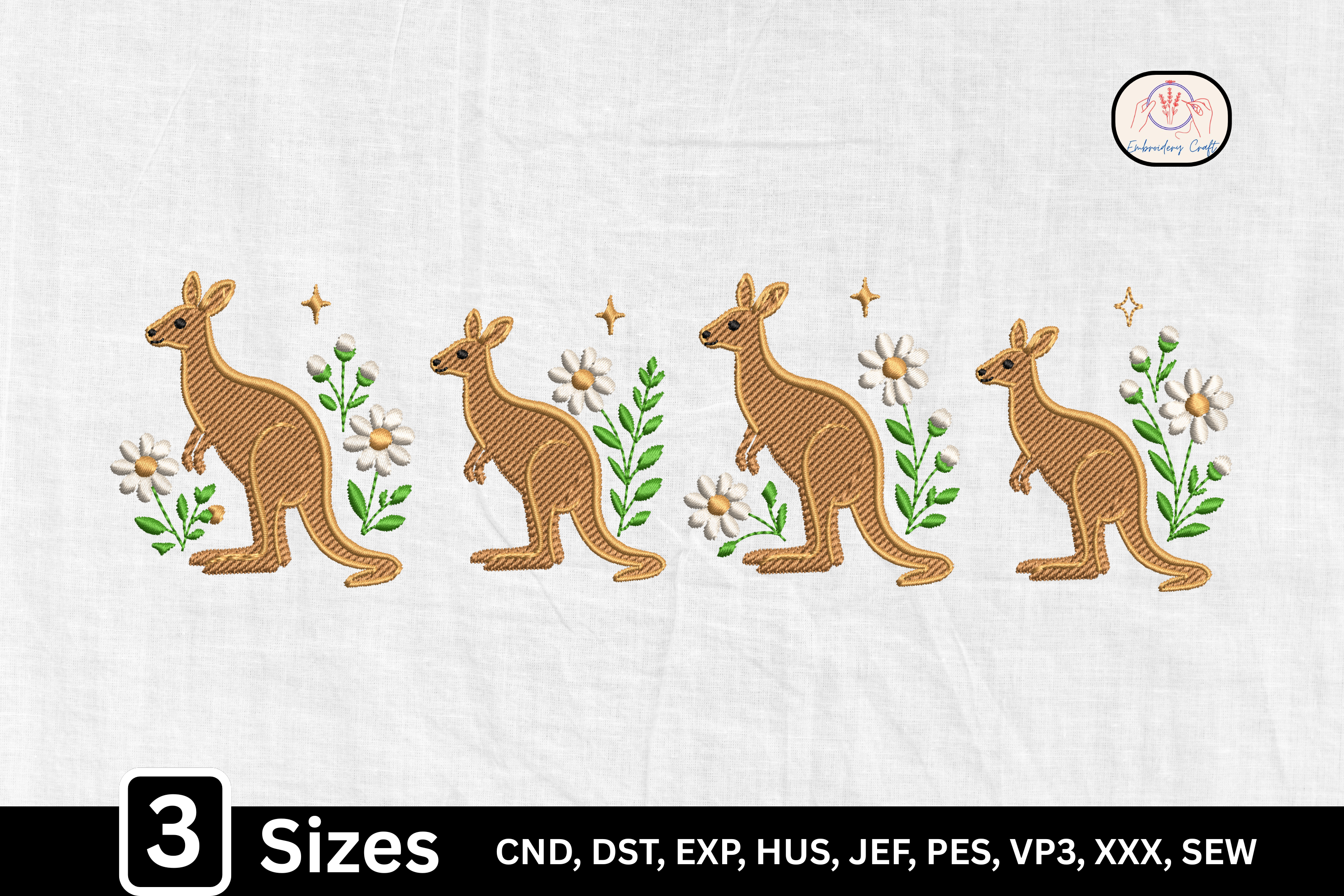Daisy Floral Kangaroo