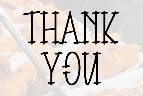 Fried Chicken Font - Preview 4