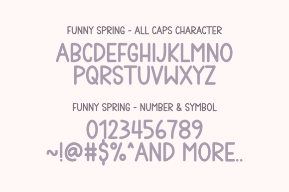 Funny Spring Font - Preview 1