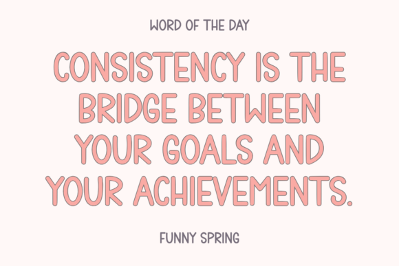 Funny Spring Font - Preview 2