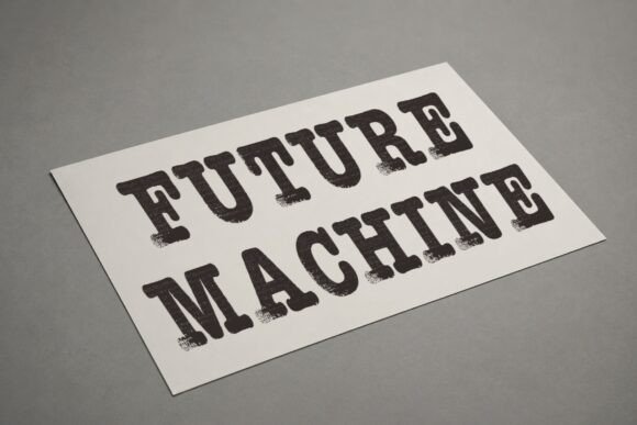 Future Machine Font - Preview 1