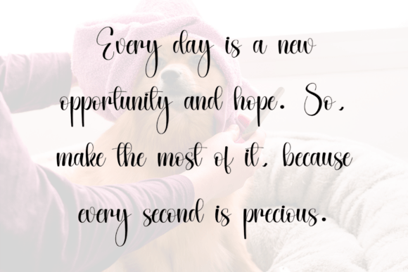 Grooming Font - Preview 4