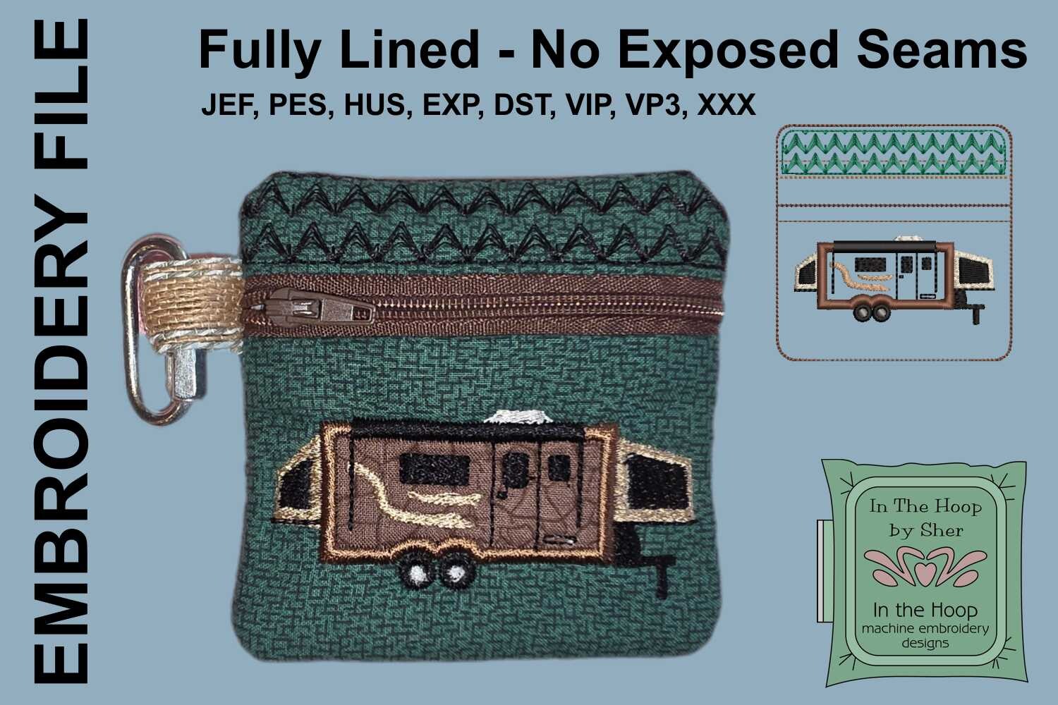 Hybrid Camper Mini Zipper Bag