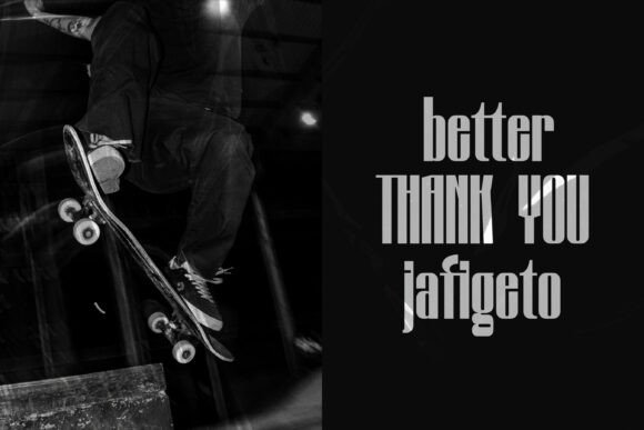Jafigeto Font PNG with transparent background - Preview 2