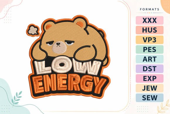 Low Energy Bear Animal Quote