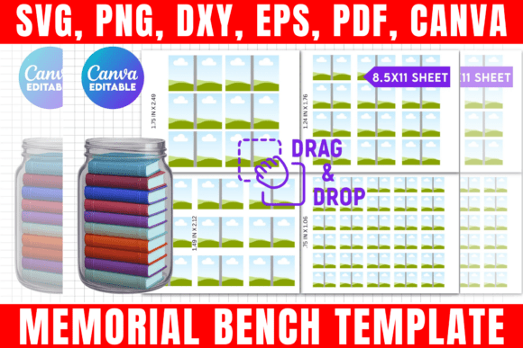 Mini Book Covers Canva Template