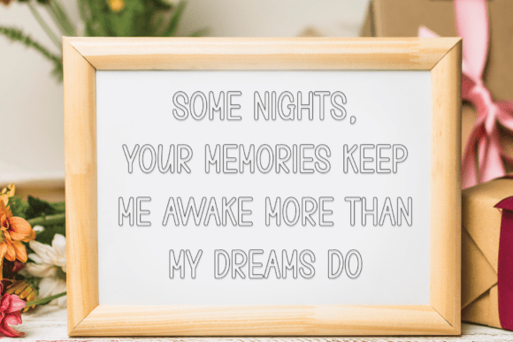 New Year Gingerbread Font PNG with transparent background - Preview 4