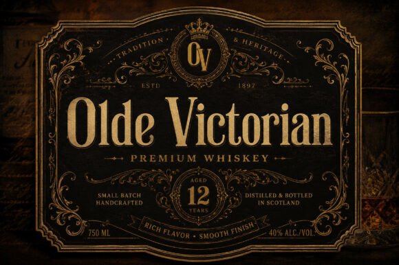 Olde Victorian Font font preview - 1