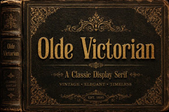Olde Victorian Font font preview - 2