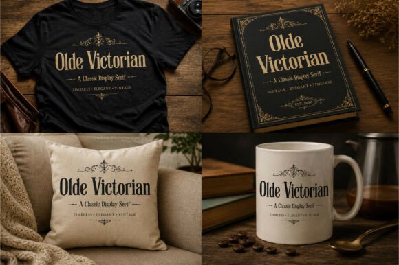 Olde Victorian Font font preview - 3