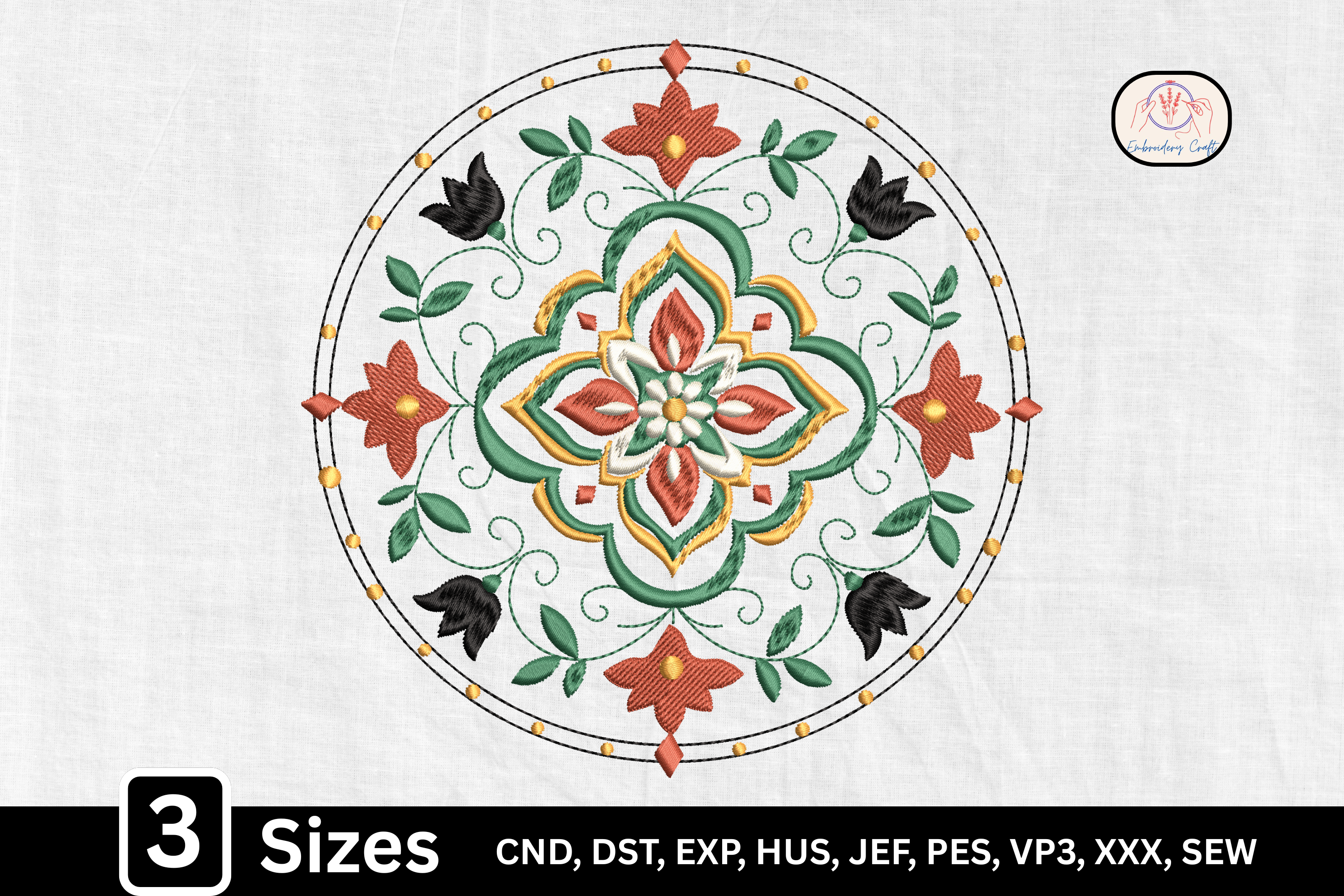 Ornamental Floral Mandala