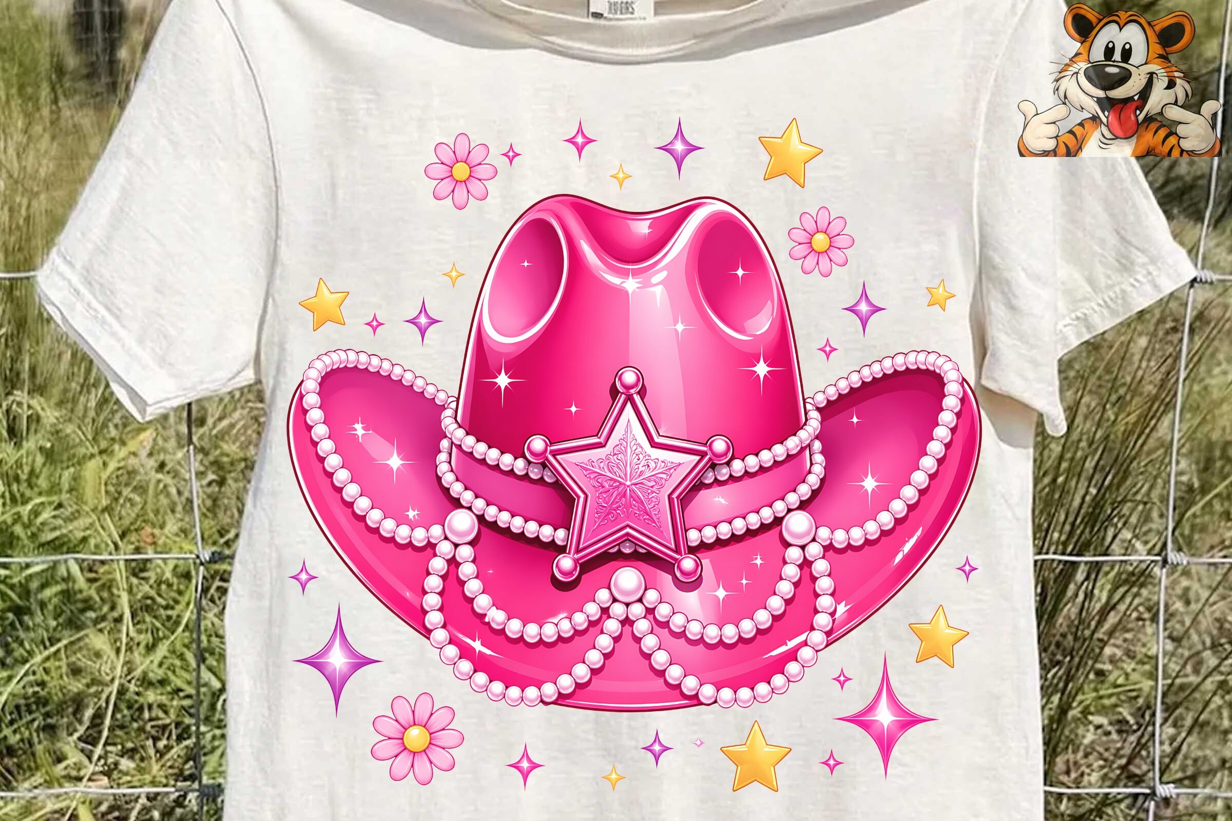 Pink Cowgirl Hat PNG Clipart Design Graphic by TigerDesigns · Creative ...