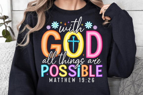 Retro God SVG, Christian Bible Verse SVG