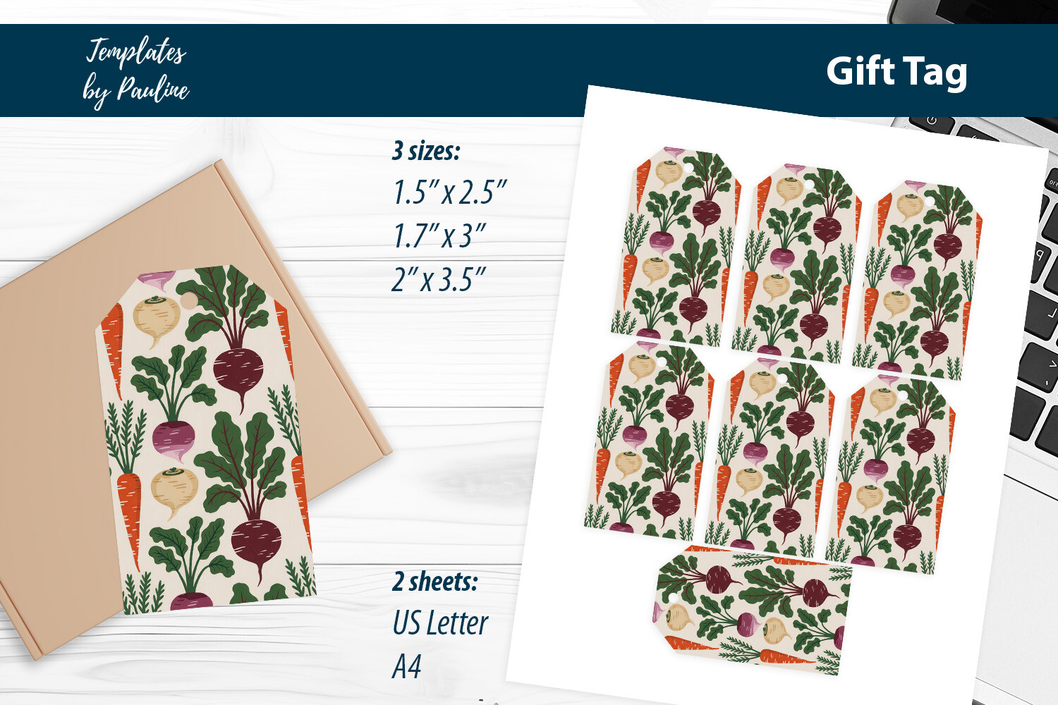 Scandinavian Vegetable Labels Printables