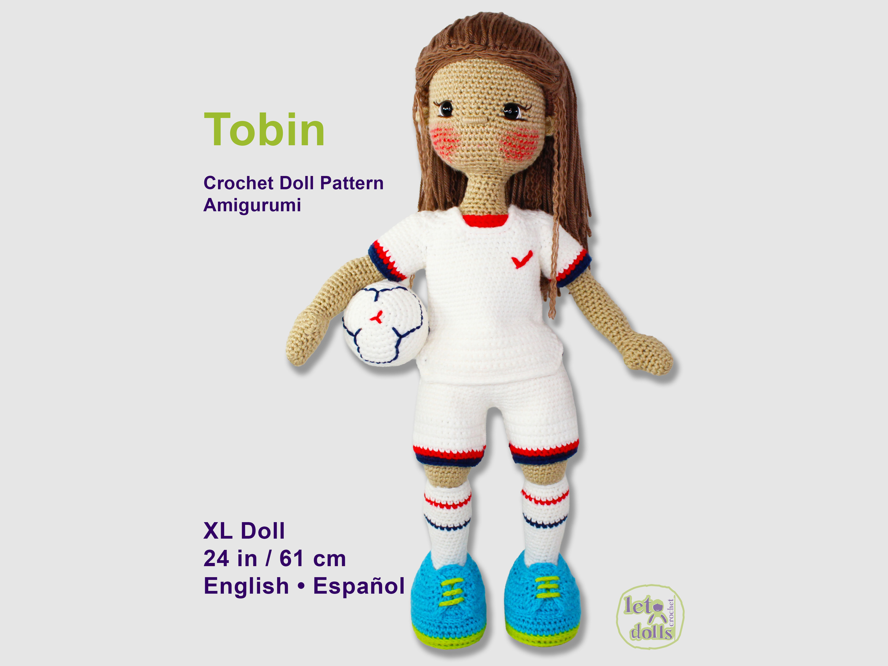 Tobin Extra Large Crochet Doll