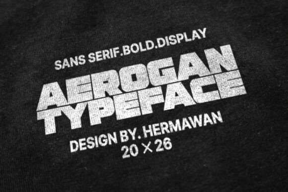 Aerogan Font - Preview 4