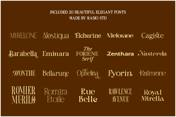 Beautiful Elegant Font - Preview 1