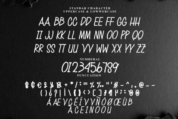 Blackpaper Font - Preview 3
