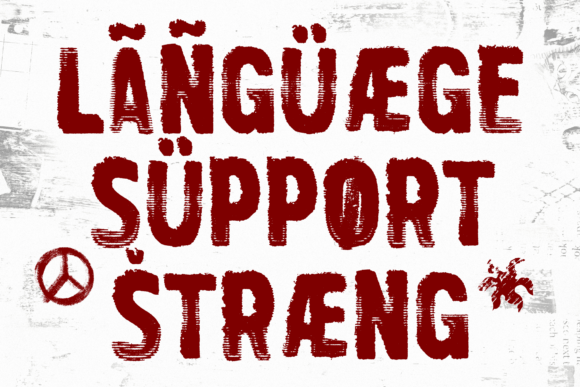 Bleed Print Font - Preview 4
