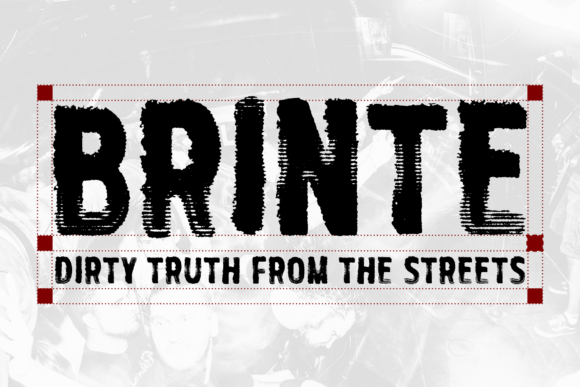 Bleed Print Font - Preview 5