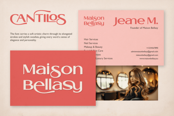 Cantilos Font - Preview 2