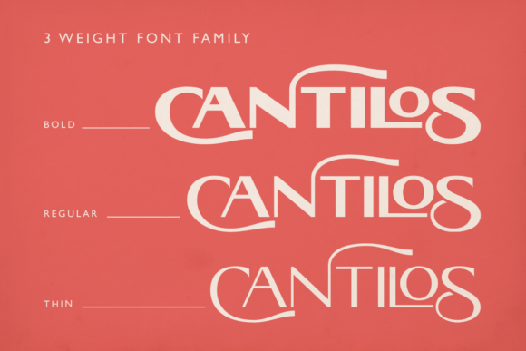 Cantilos Font - Preview 3