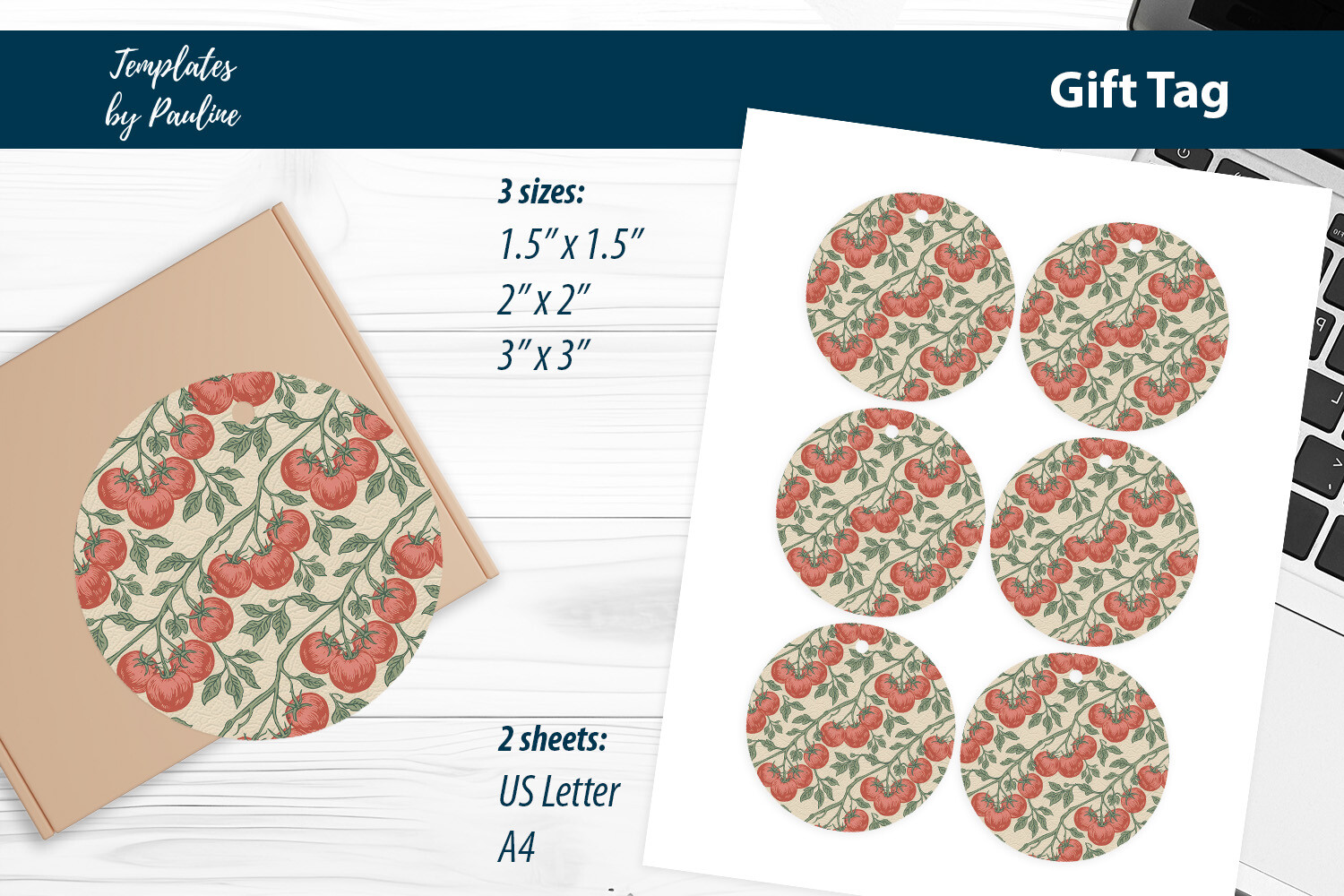 Cottagecore Vegetable Packaging Labels
