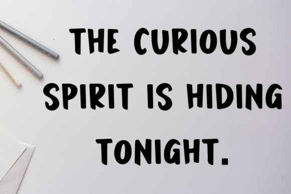 Crunchy Font PNG with transparent background - Preview 1