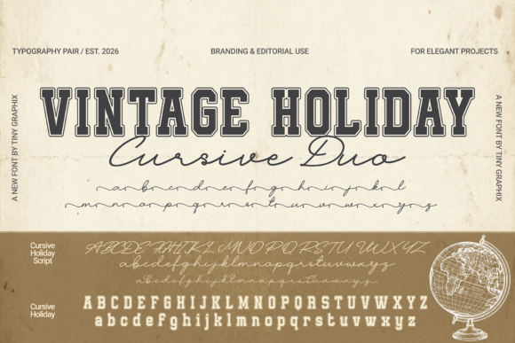 Cursive Holiday Font - Preview 4