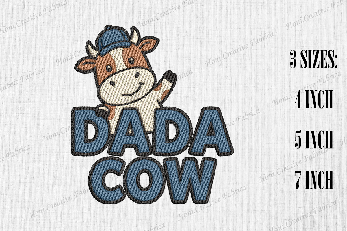DADA Cow Happy Father's Day