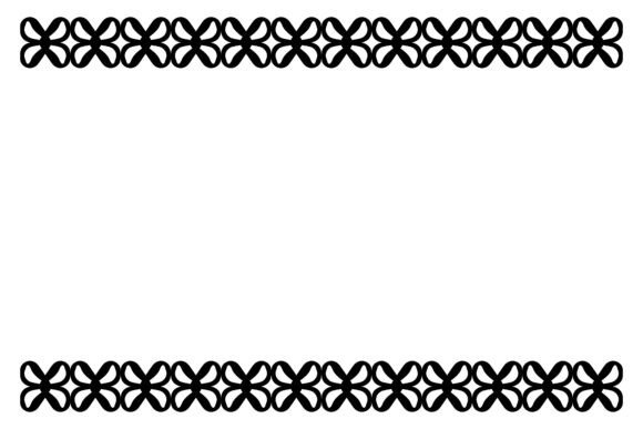 Decorative Abstract Ornament Border