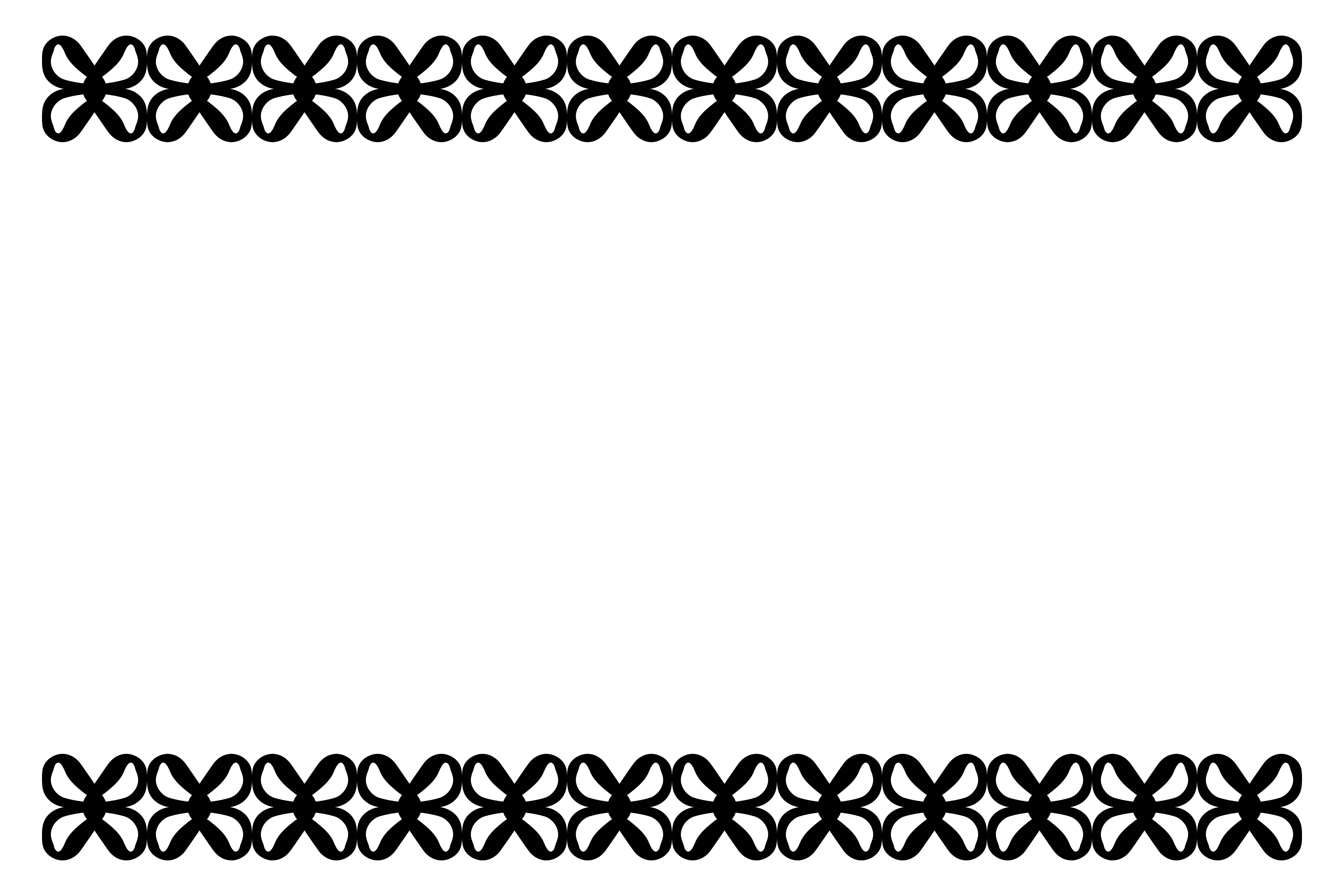 Decorative Abstract Ornament Border