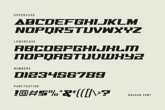 Drason Font - Preview 1