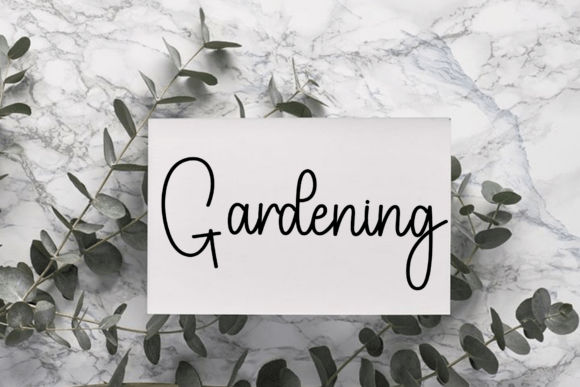 Embroidery Font - Preview 3