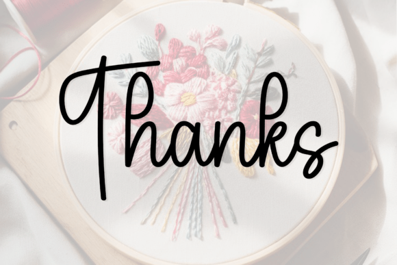 Embroidery Font - Preview 5