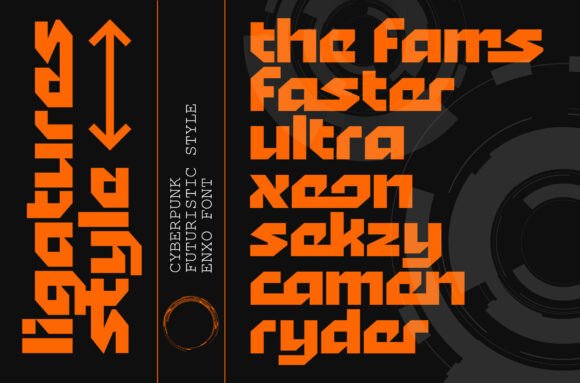 Exon Font - Preview 6